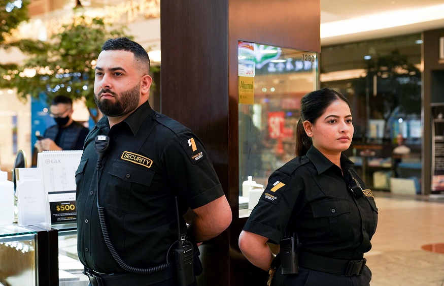 Guards in Shopping Malls